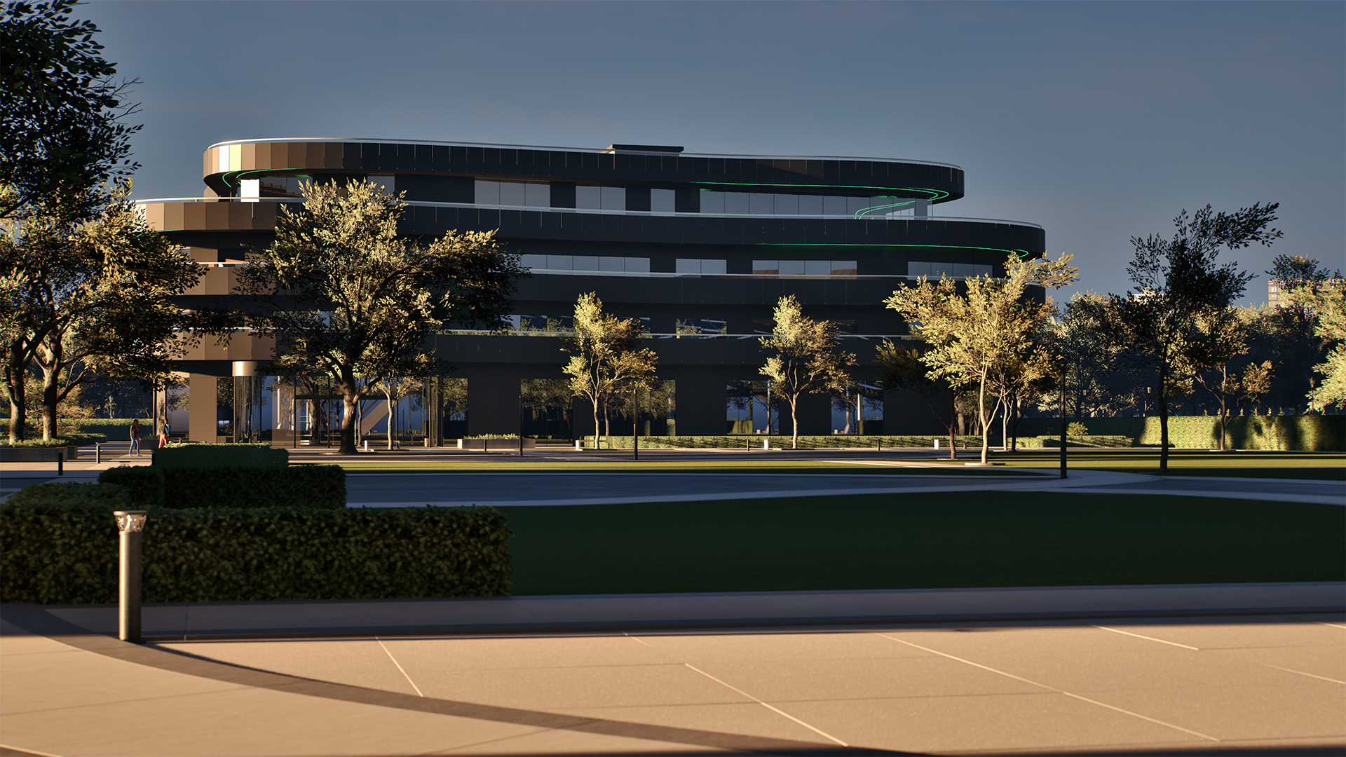 Impact Hall - sleek modern building for social impact